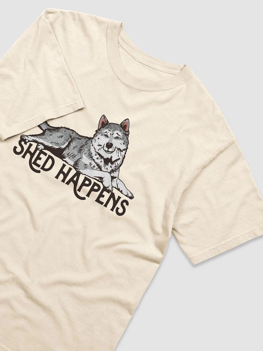 Shed Happens T-Shirt of a Siberian Husky | Funny T-Shirt for Siberian Husky Paw-rents product image (21)