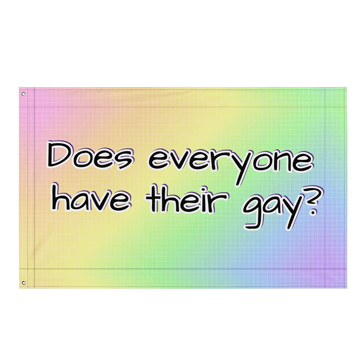 does everyone have their gay flag?? product image (1)