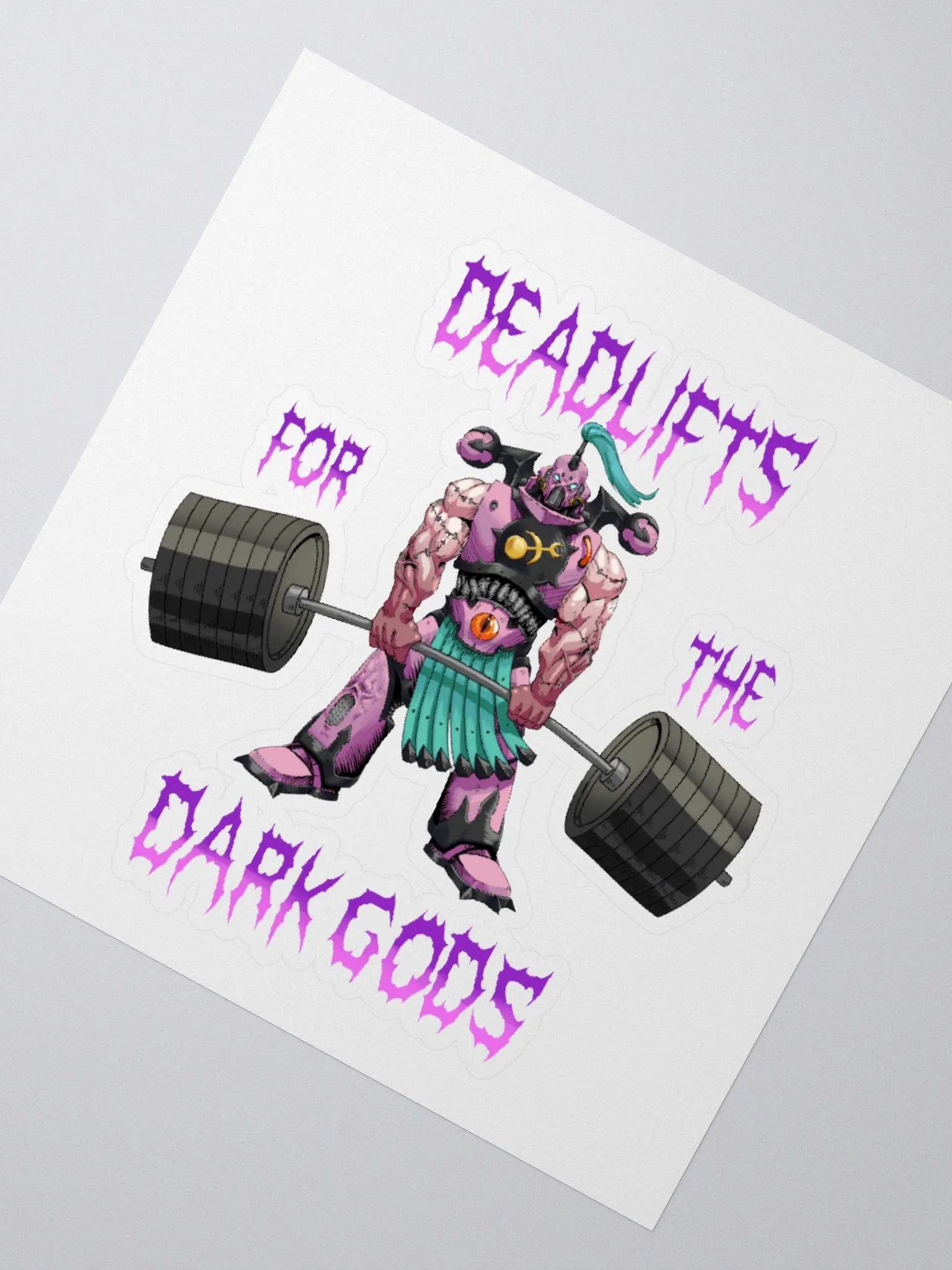 Deadlifts For The Dark Gods - Noise Marine Sticker product image (6)
