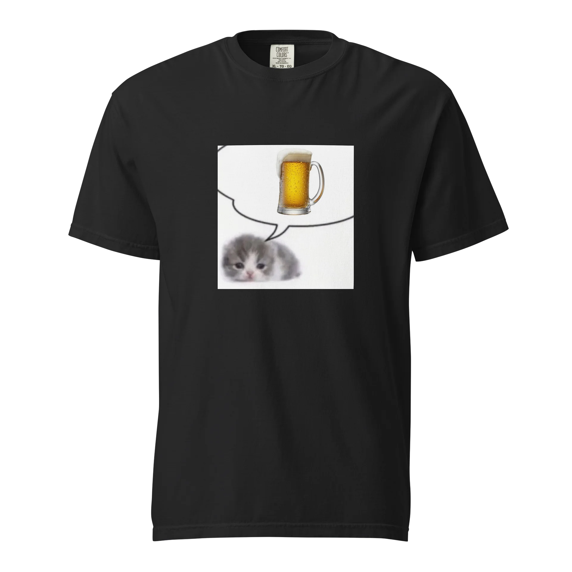 Beer Thoughts Kitten Tee product image (1)