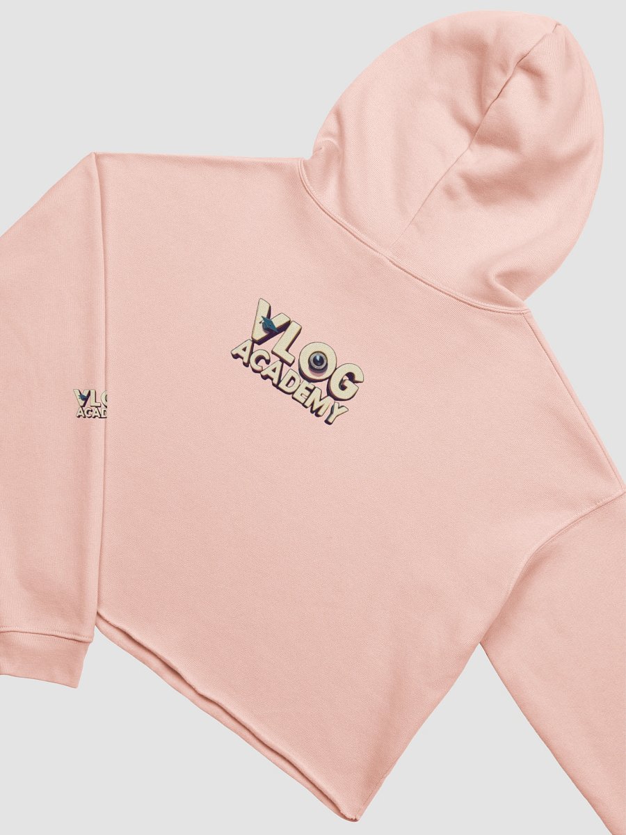 Vlog Academy Bella + Canvas Fleece Crop Hoodie product image (4)