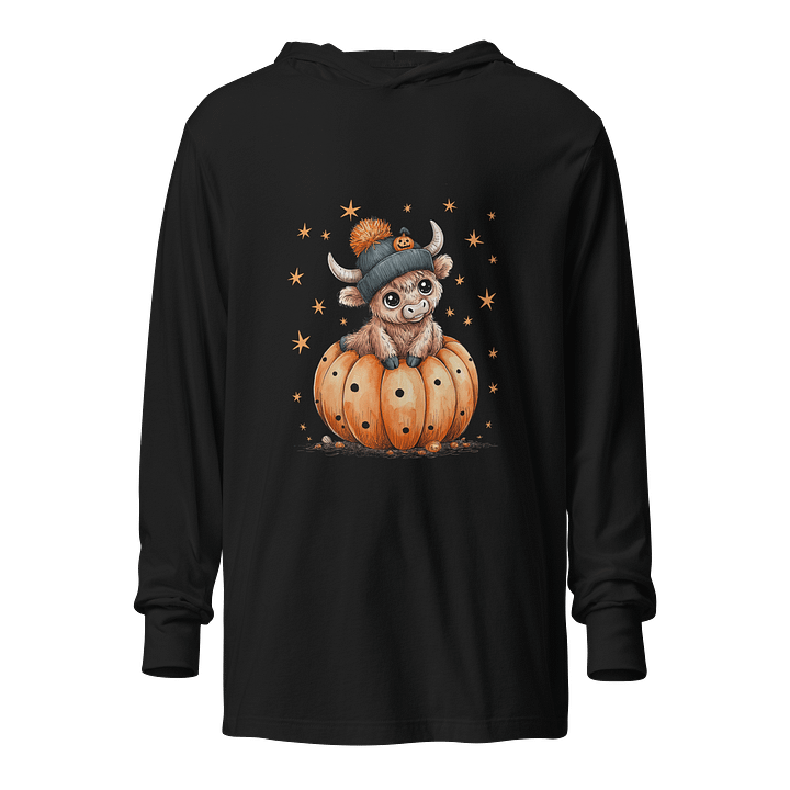 Halloween Cute Pumpkin Cow Hoodie product image (1)