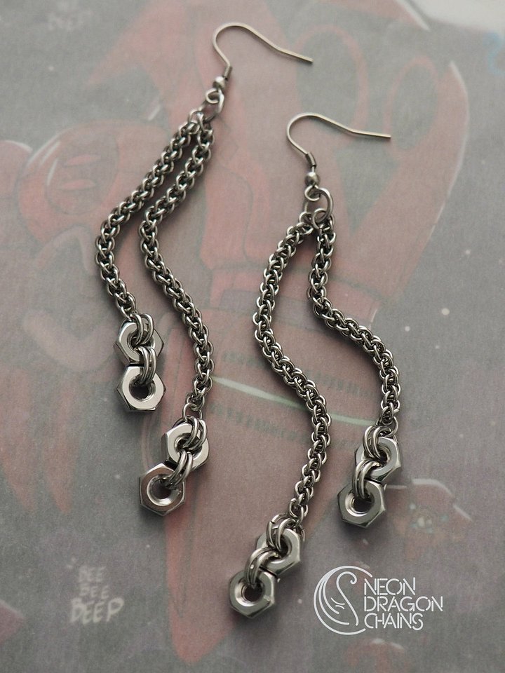 Astral Hex Nut Earrings product image (1)