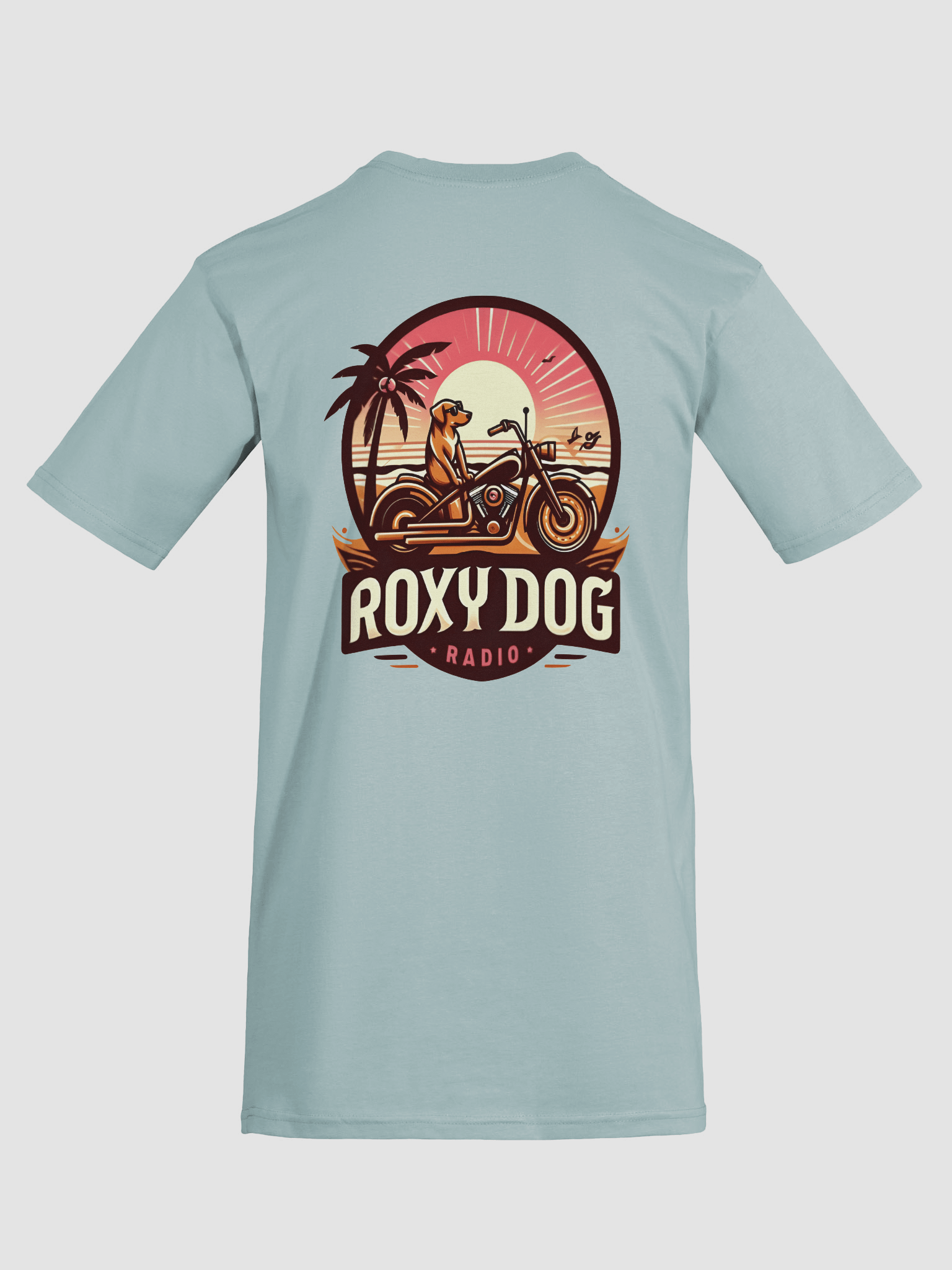 Roxy Dog Biker Dog Custom T- Shirt product image (1)