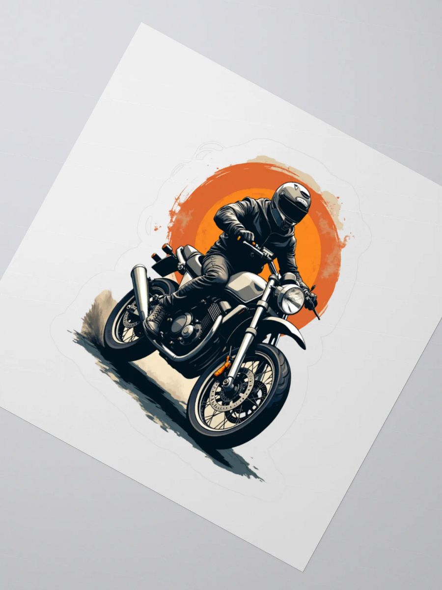 Ride On - Motorcyclist Kiss Cut Stickers product image (4)