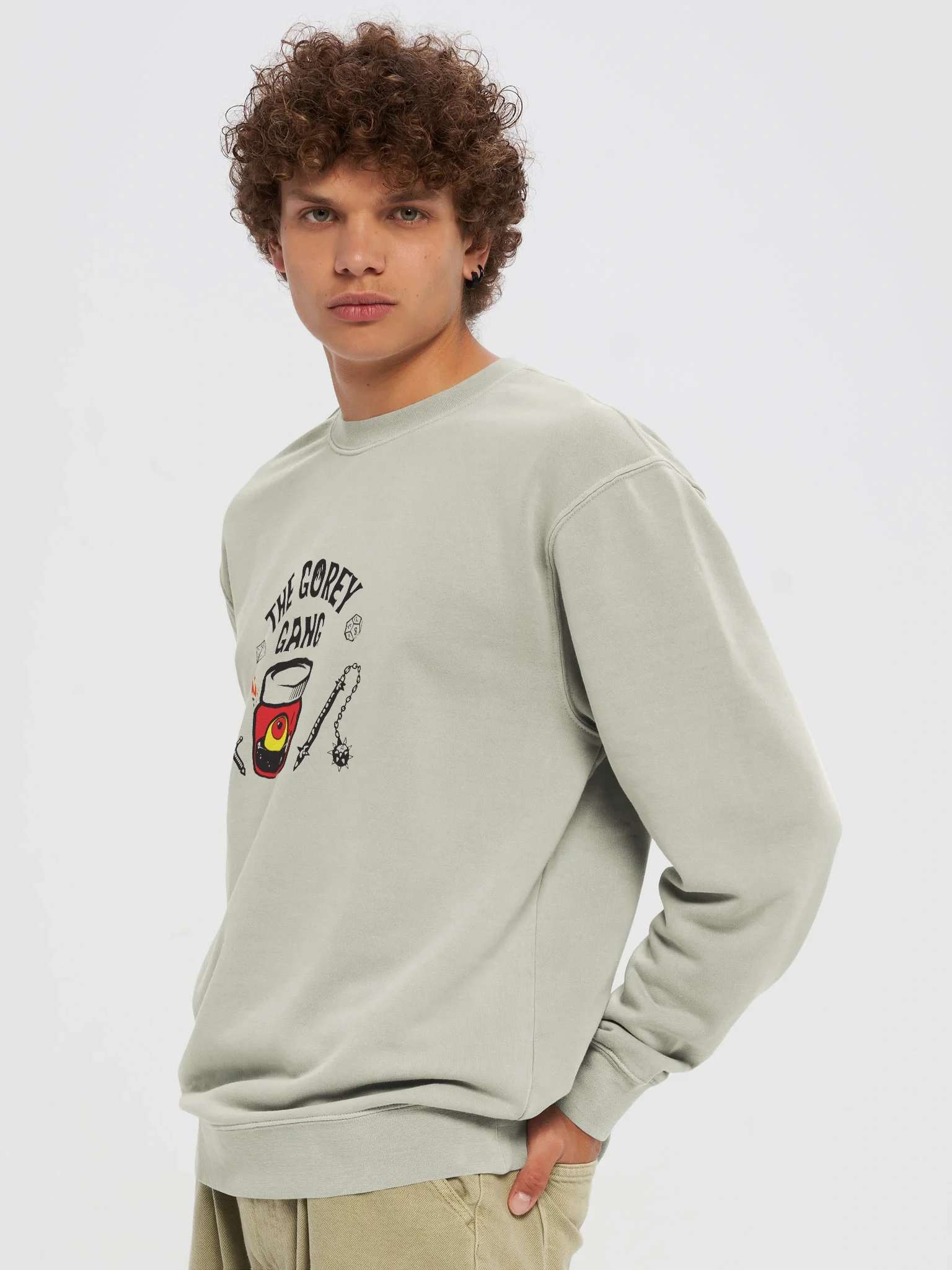 DnD Gang - Independent Trading Co. Unisex Midweight Pigment Dyed Sweatshirt product image (47)