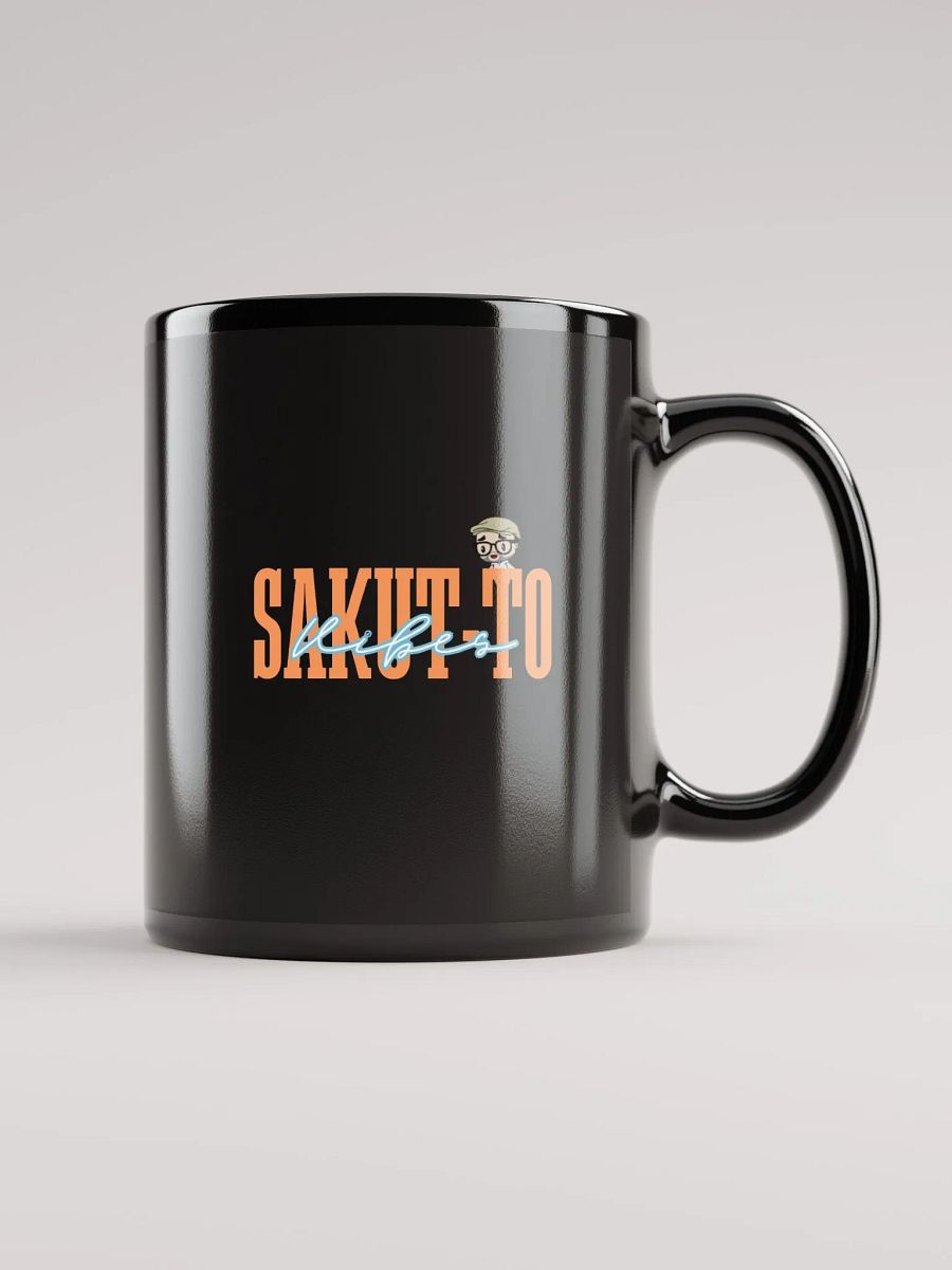 SAKUT-TO Vibes TabiEats Black Glossy Mug product image (1)