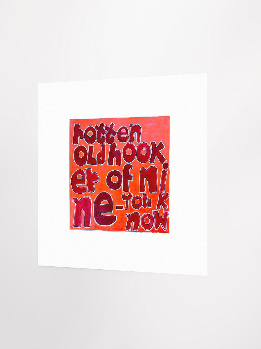 Rotten Old Hooker Print product image (3)