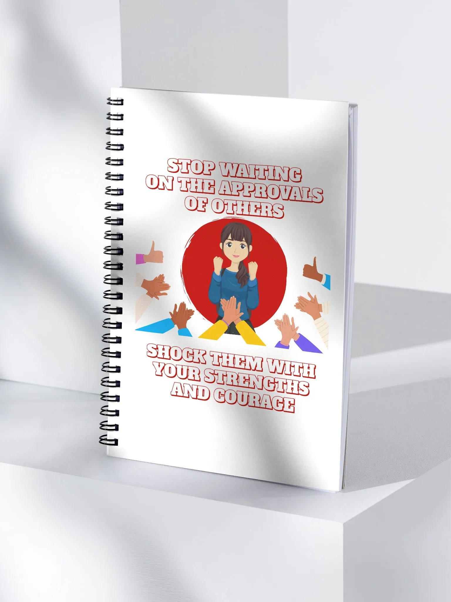 Stop Waiting On The Approvals of Others Spiral Notebook product image (4)