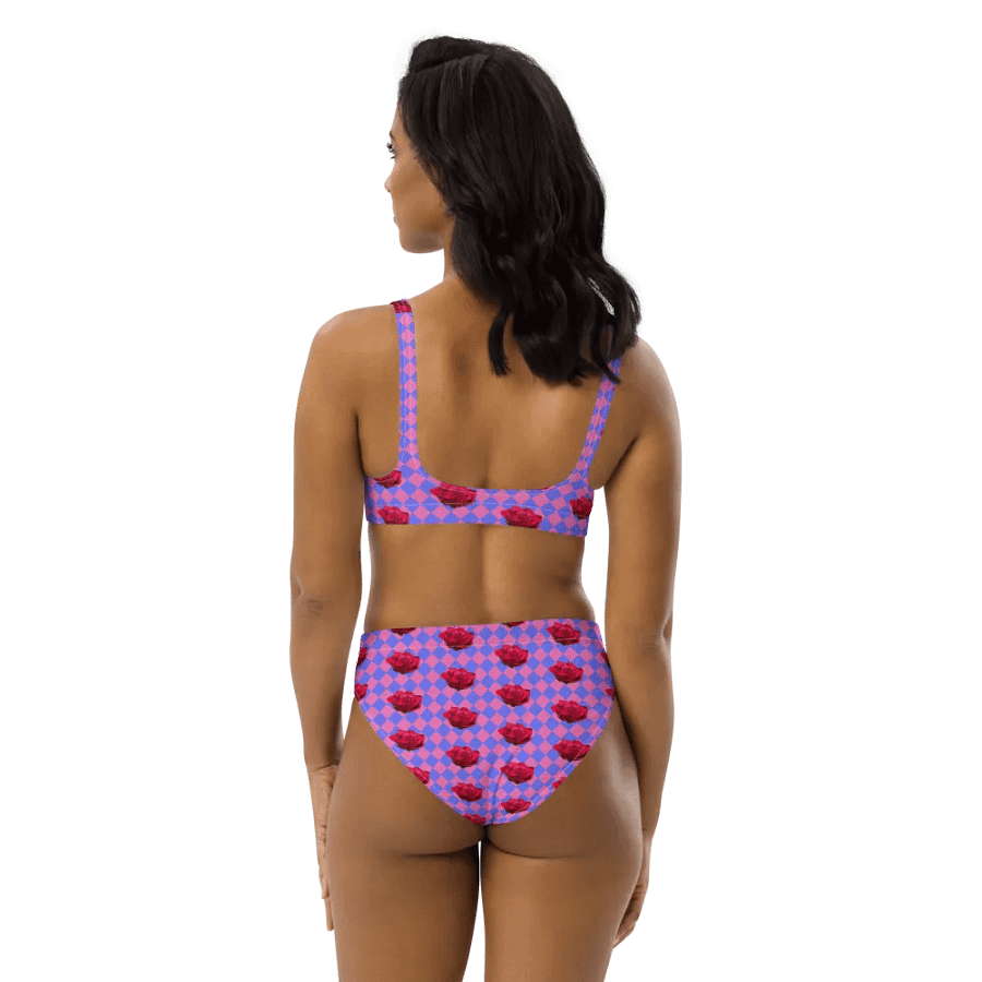 Rosy bikini {melon and periwinkle} product image (5)