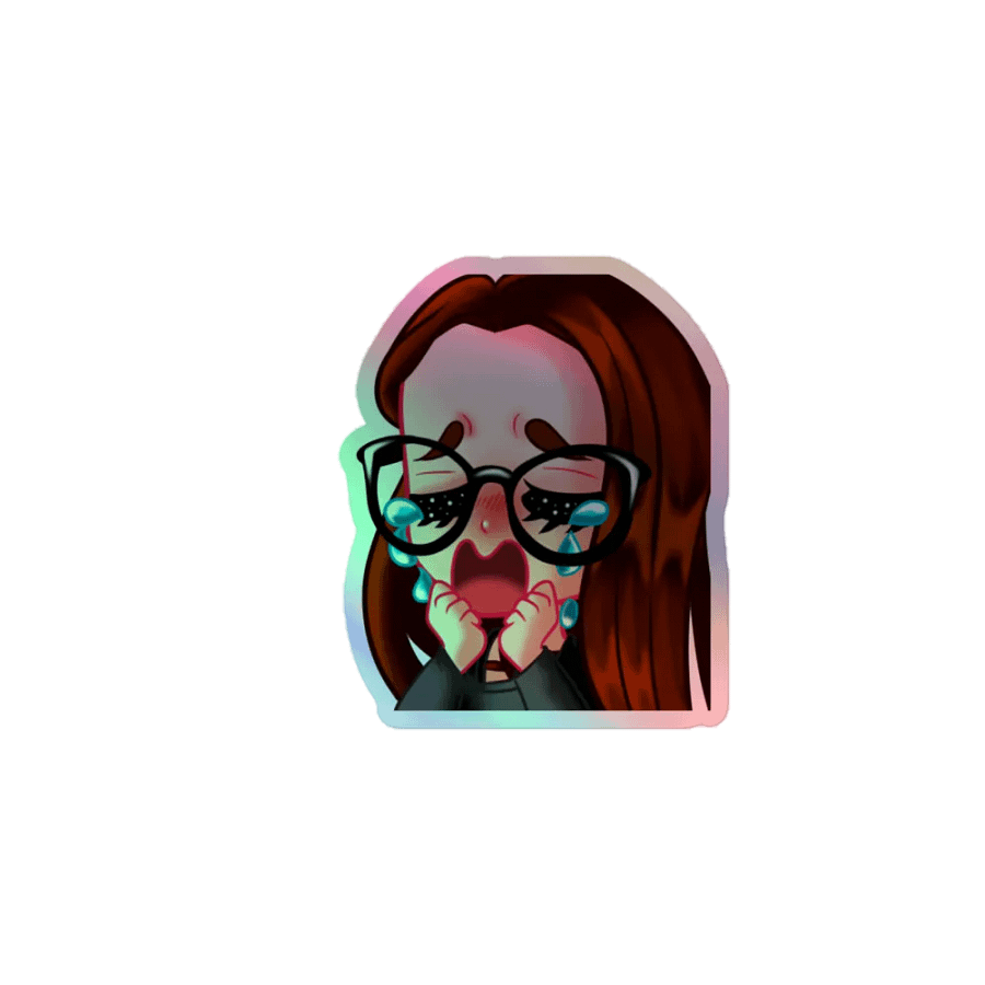 Poe Cry Sticker product image (1)