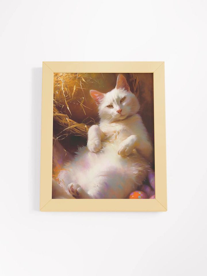 Dreamy Cat's Comfort Framed Poster product image (2)
