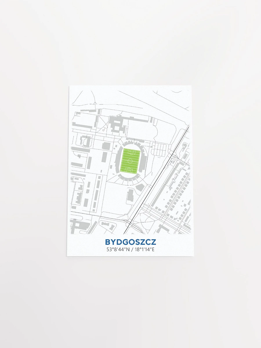 Zawisza Bydgoszcz Stadium Map Design Poster product image (17)
