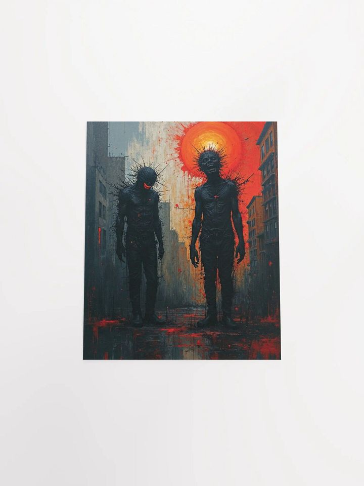 Dystopian Glow Matte Poster product image (11)