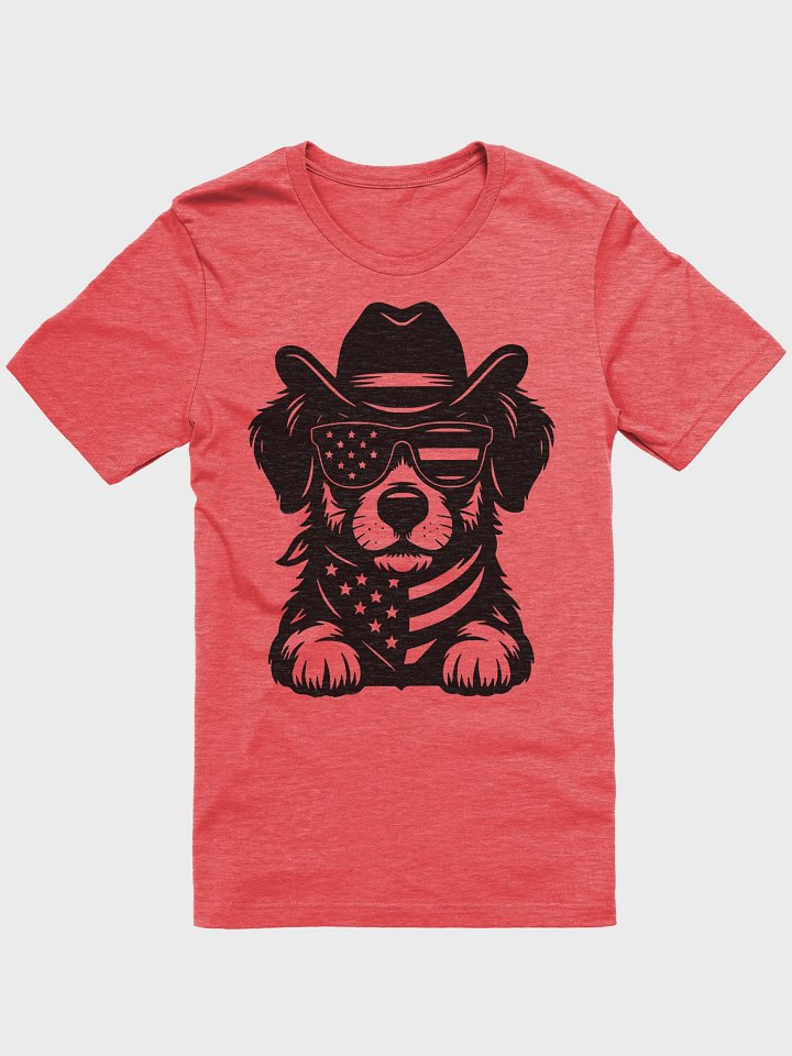 Cowboy Spirit American Pride Dog Tee | Border Collie T-Shirt product image (6)