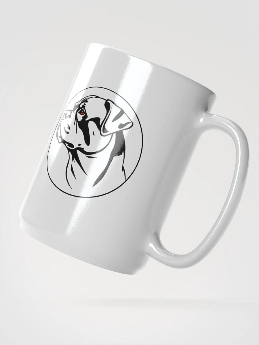 Boxer Dog Design White Glossy Mug product image (3)