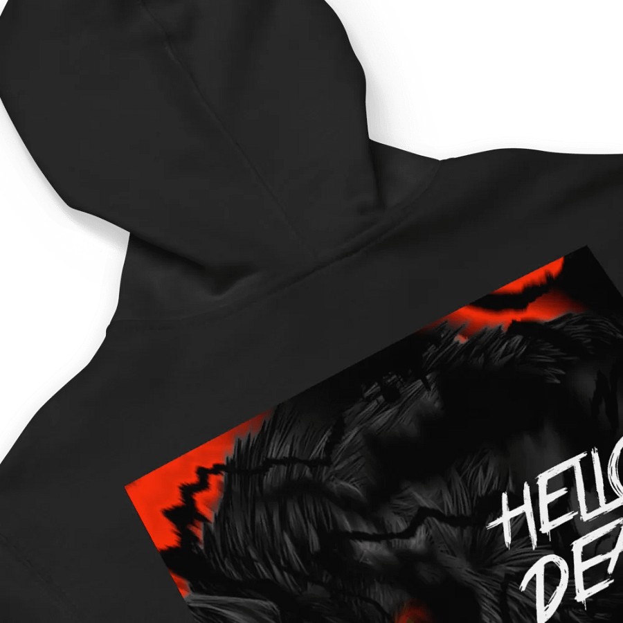 "Hello Death" Embroidered Zip Hoodie product image (5)