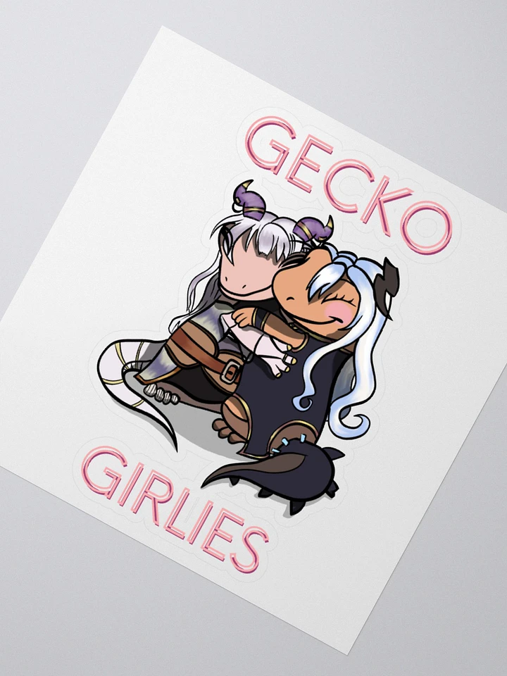 Gecko Girlies Kiss Cut Sticker! product image (4)