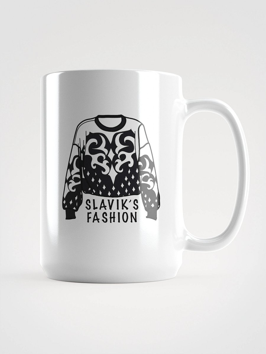 Slavik’s Fashion Sweater White Mug product image (1)