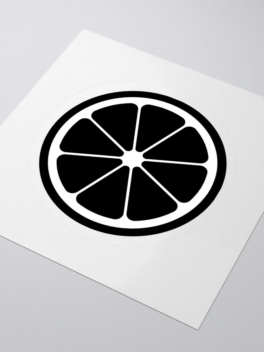 MIKAN Sticker(White×Black) product image (7)