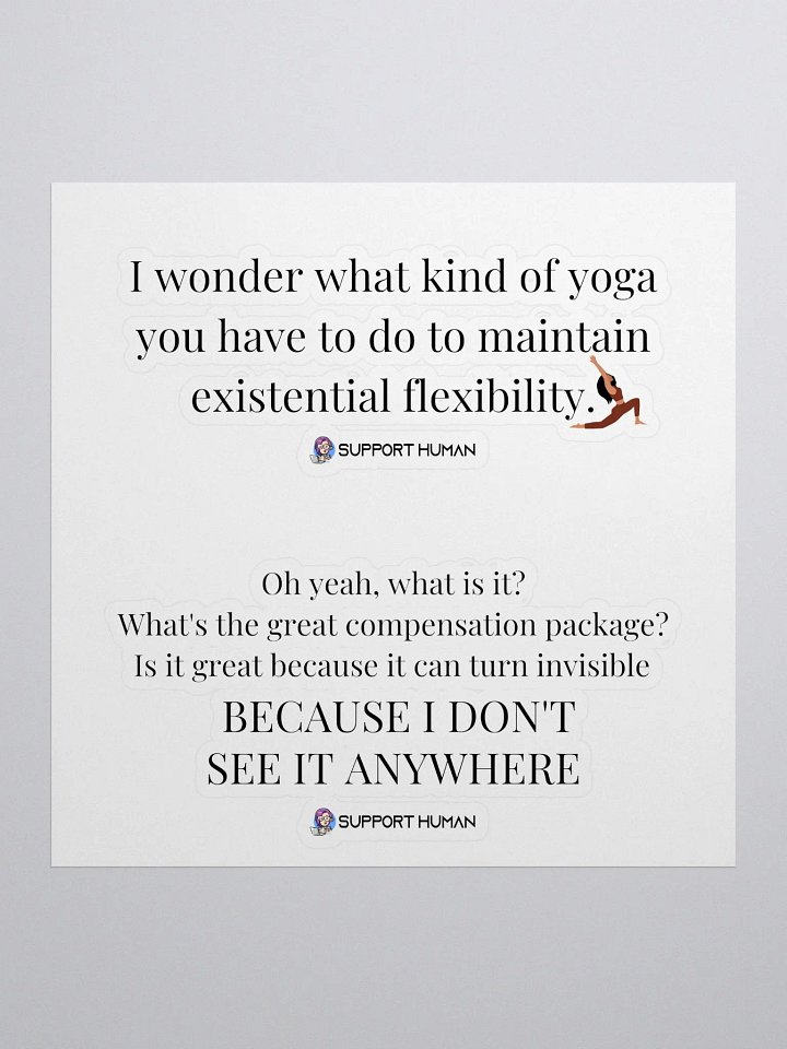 Best of BJB Stickers: Existential Crisis product image (1)