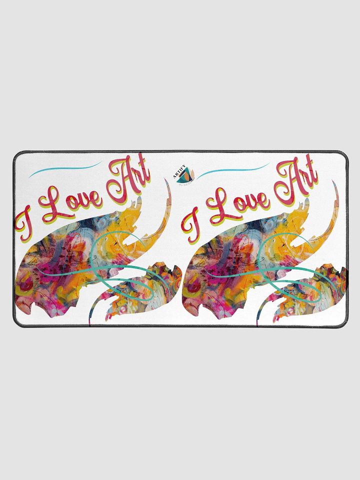 I love art desk mat product image (1)