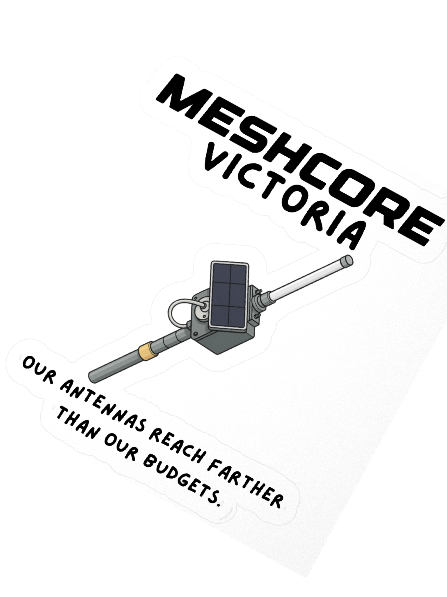 MeshCore Victoria Sticker product image (2)