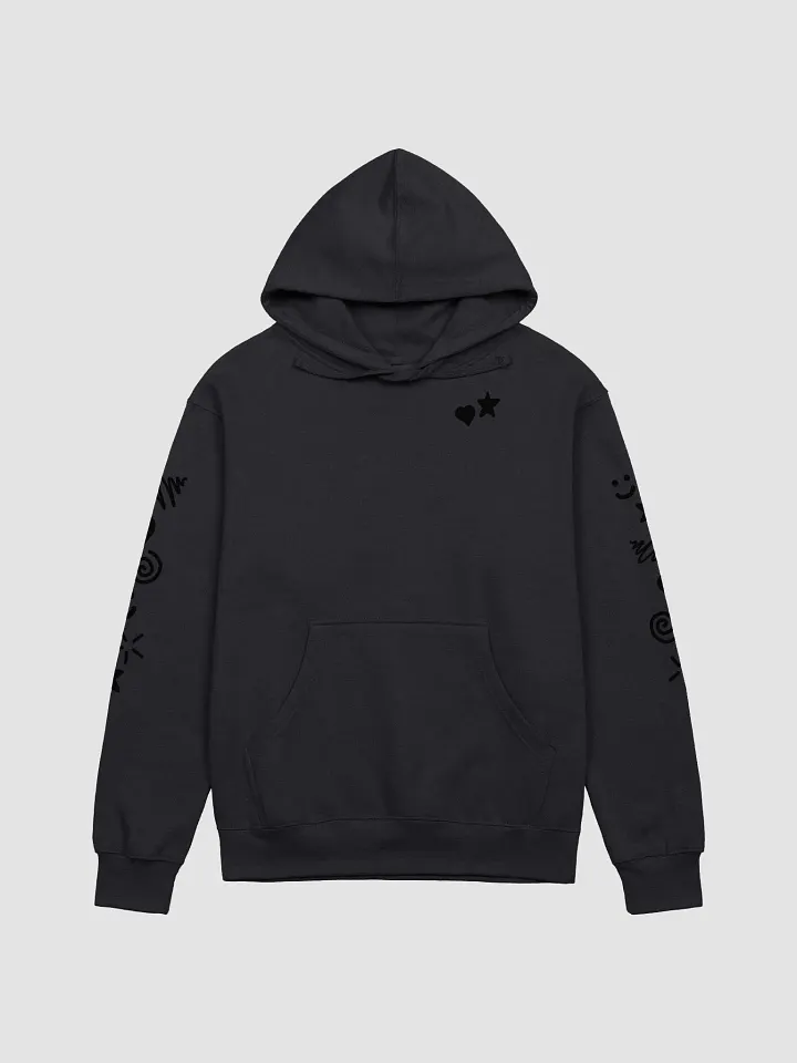 teacups Doodle Hoodie (Black) product image (1)