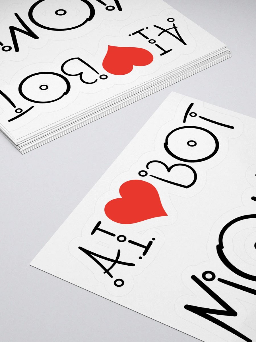A.I. Heart Bot Moms Sticker product image (11)