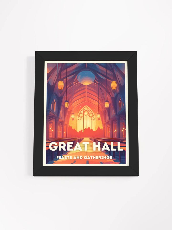 The Great Hall Vintage Travel Poster product image (1)