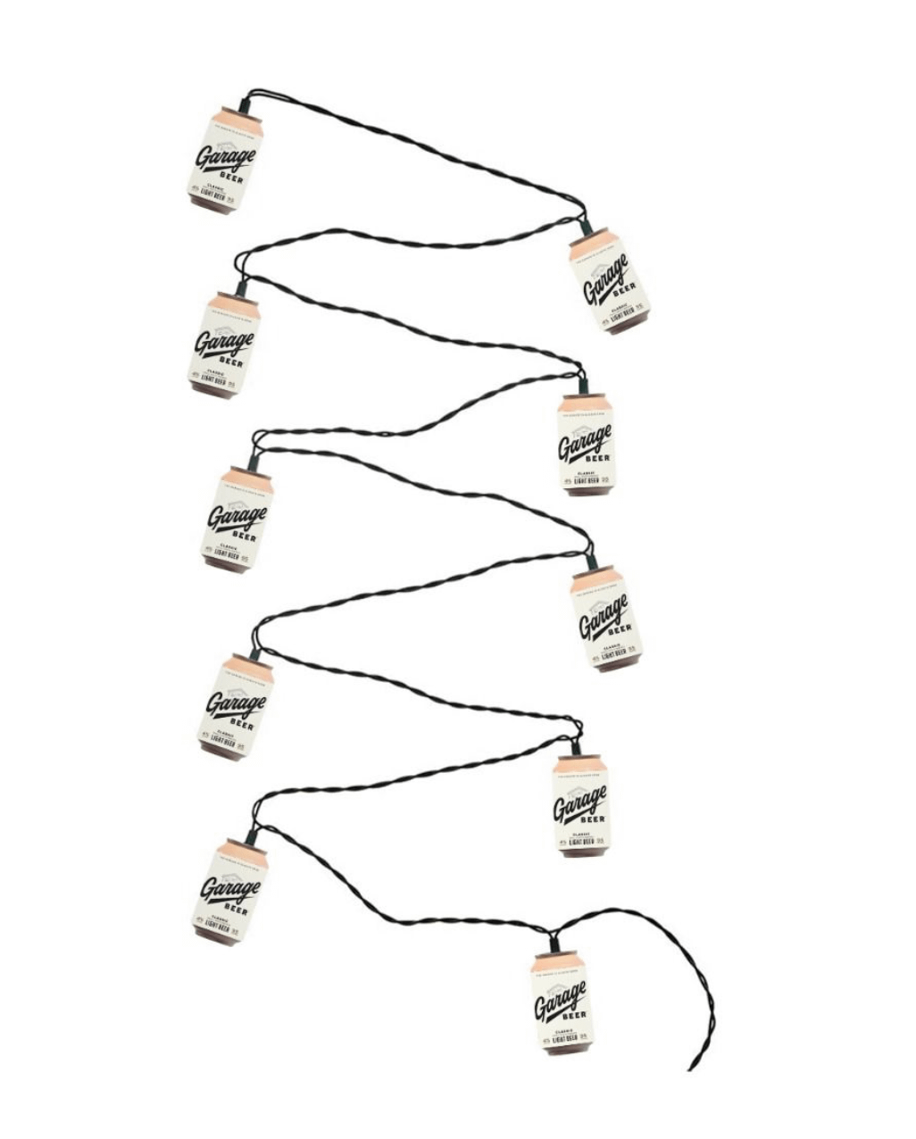 GARAGE BEER CAN SHAPED LIGHT STRINGER product image (1)