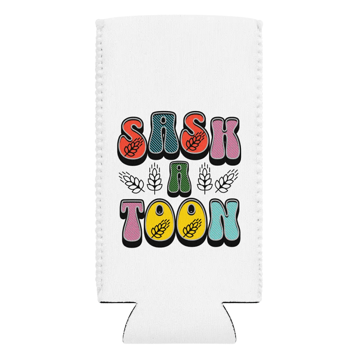 Saskatoon Block Letter Wheat Dreams Can Cooler product image (2)