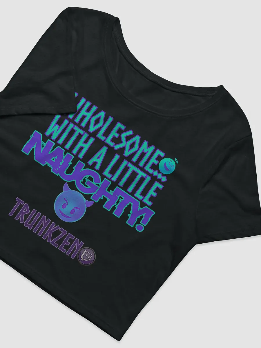 Wholesome/Naughty V2 Crop Tee product image (3)