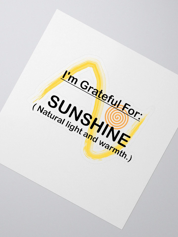 I AM GRATEFUL FOR SUNSHINE product image (2)