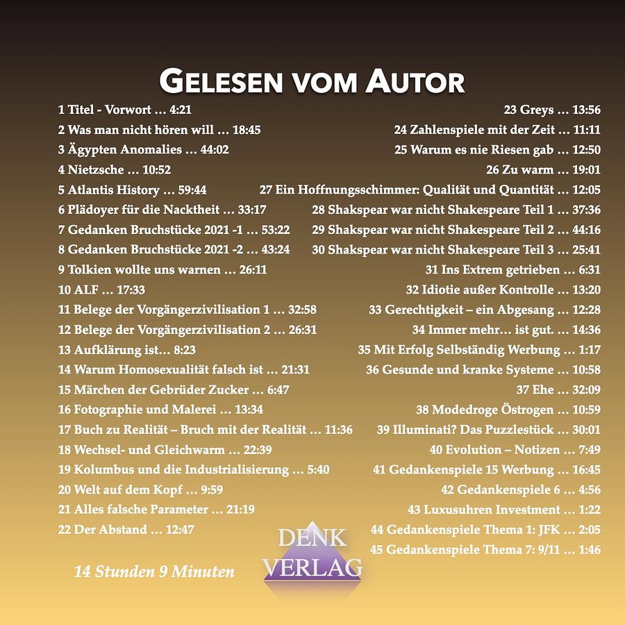 Gedankenspiele 16 - Hörbuch product image (2)