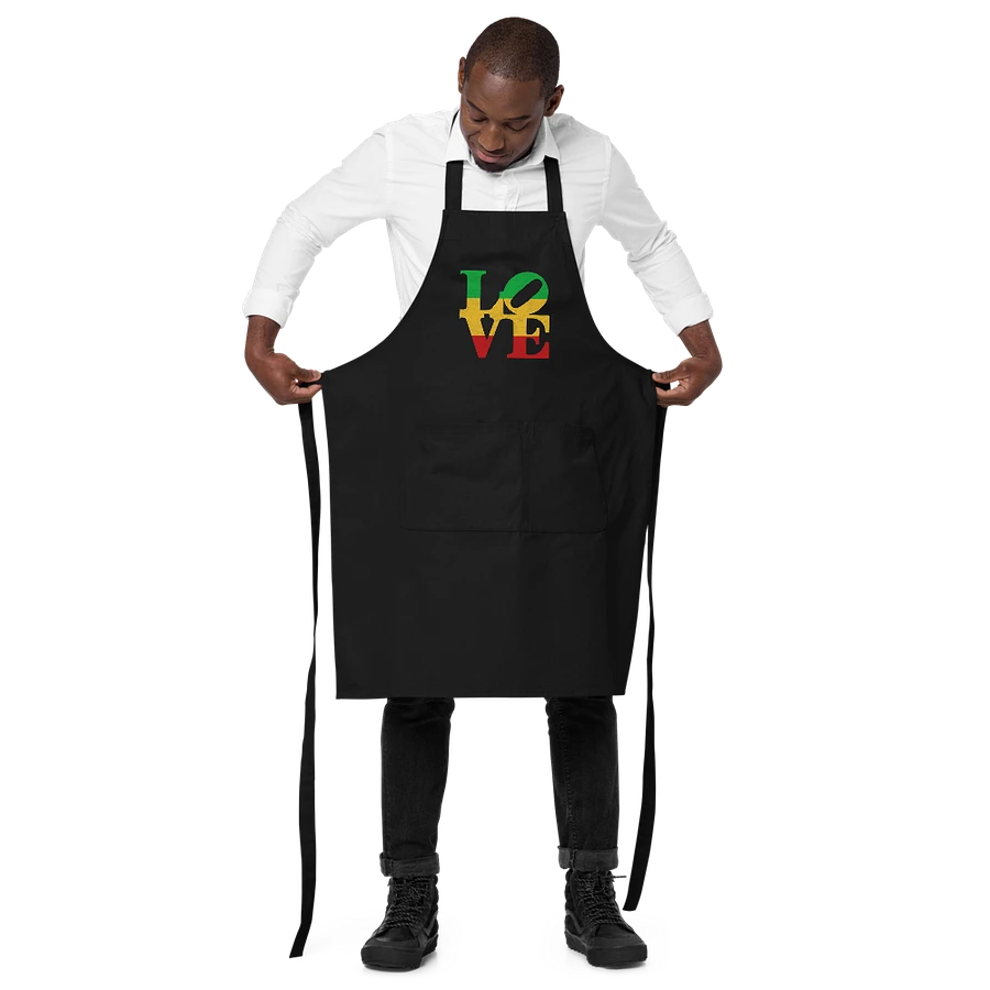 Rasta Love Cotton Twill Black Apron product image (3)