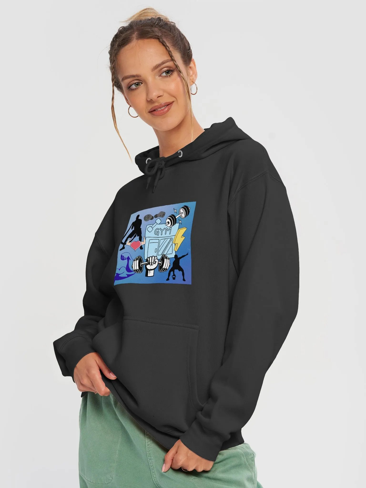 FitFusion Illustrated Hoodie product image (3)