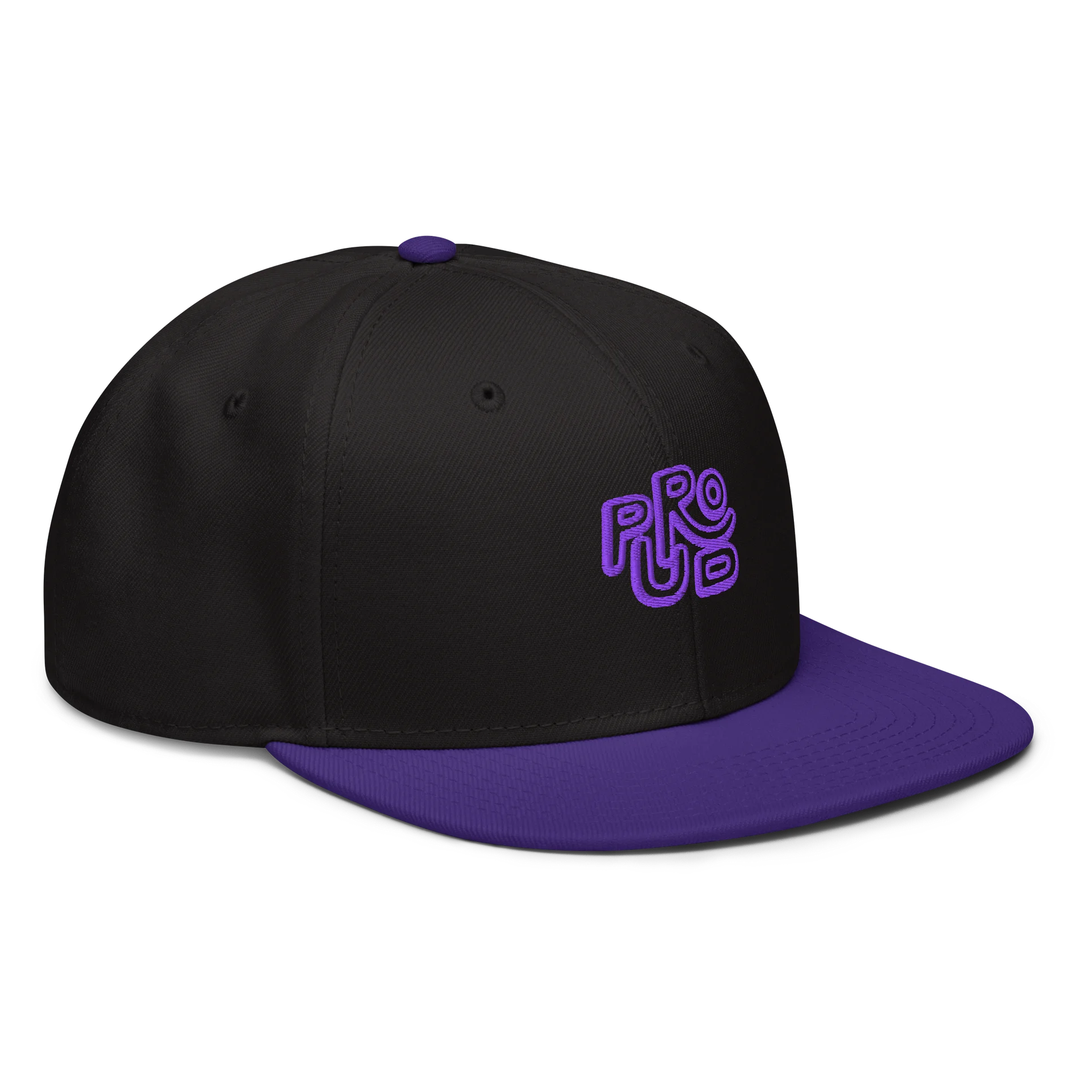 Proud Purple Abstract Snapback Cap product image (5)