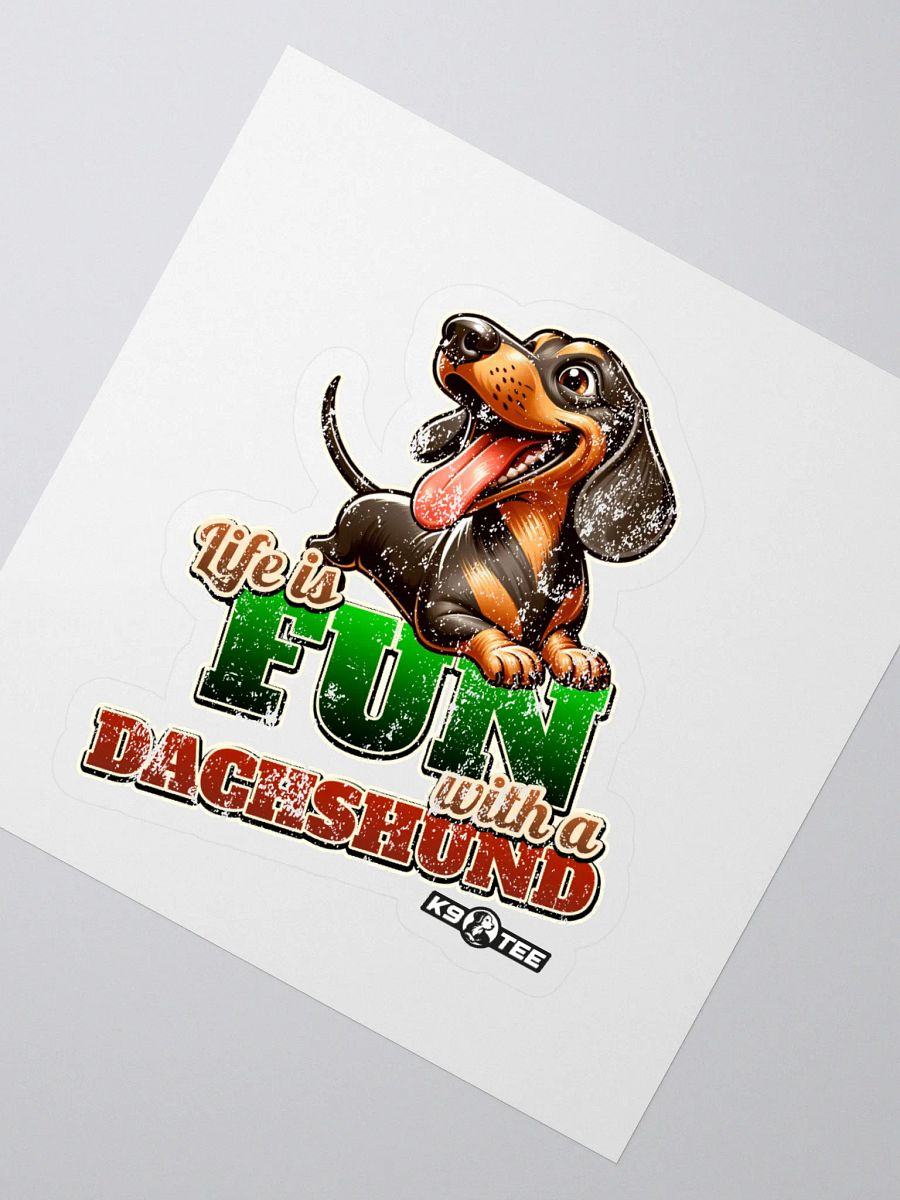 Dachshund Delight Kiss Cut Stickers product image (2)