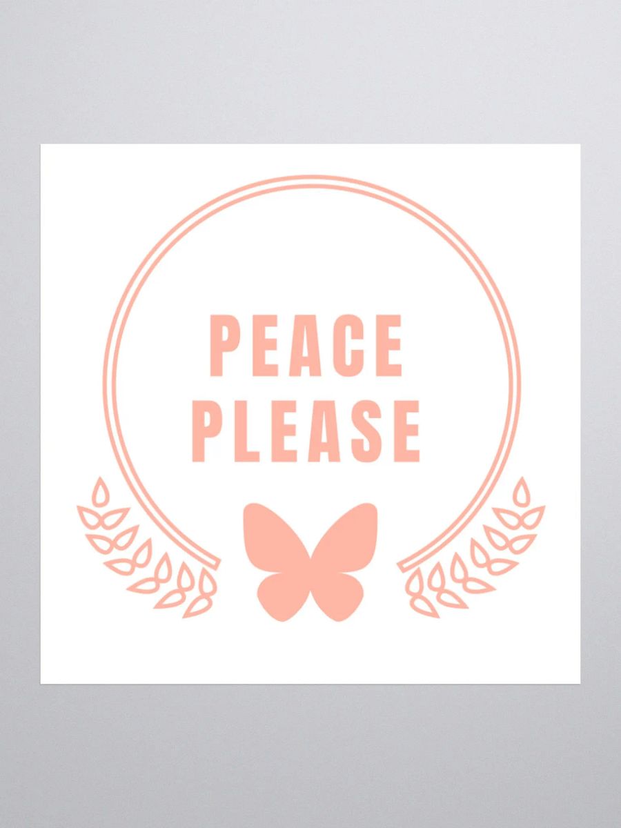 Peaceful Butterfly Kiss Cut Stickers product image (2)