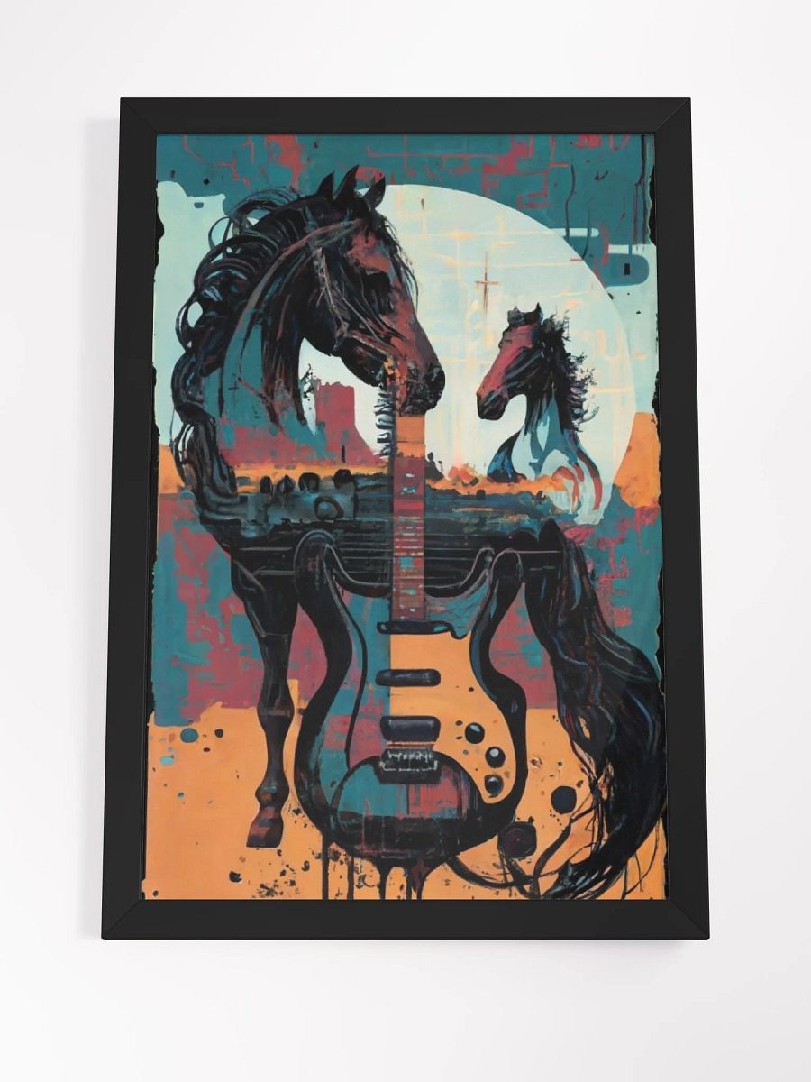 Unbridled Inspiration: A Horse and Guitar Painting to Spark Creativity product image (7)