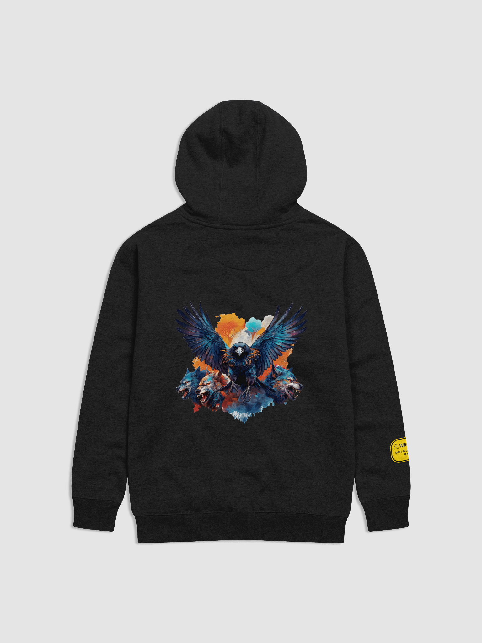 Wolves and Raven Hoodie product image (2)