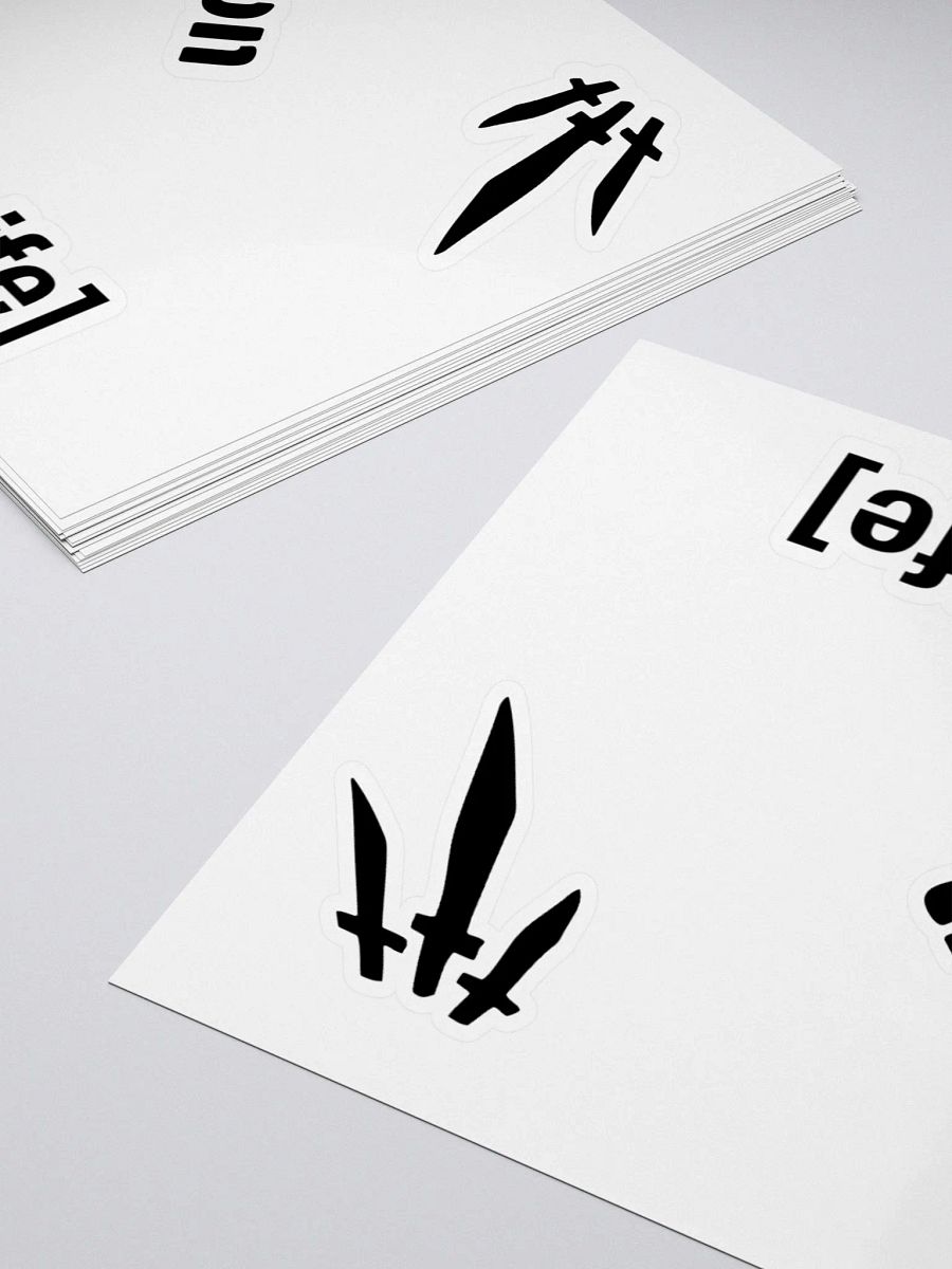 [knife] , triblade and dillon sticker product image (12)