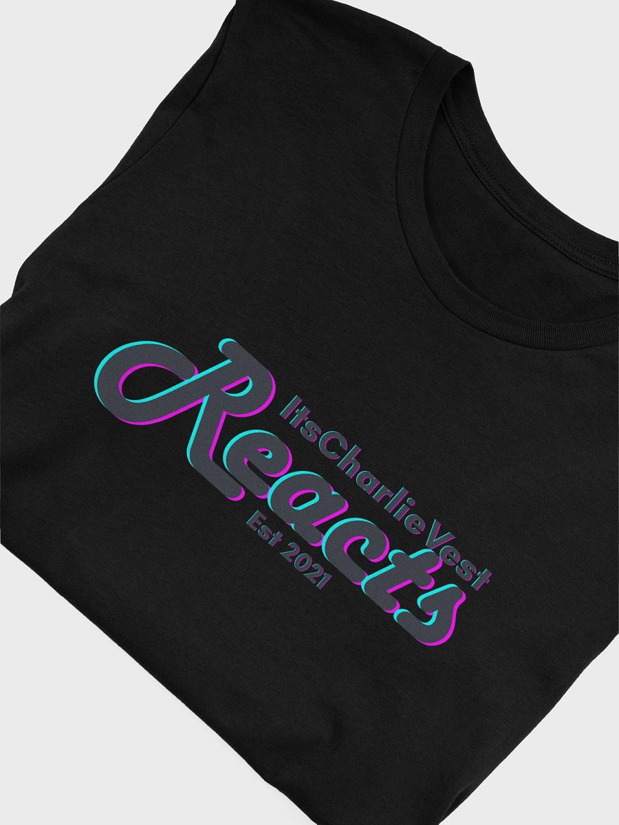 ItsCharlieVest Reacts Script T-Shirt product image (5)