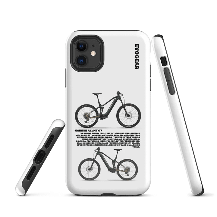 White Haibike AllMTN 7 iPhone Case product image (1)