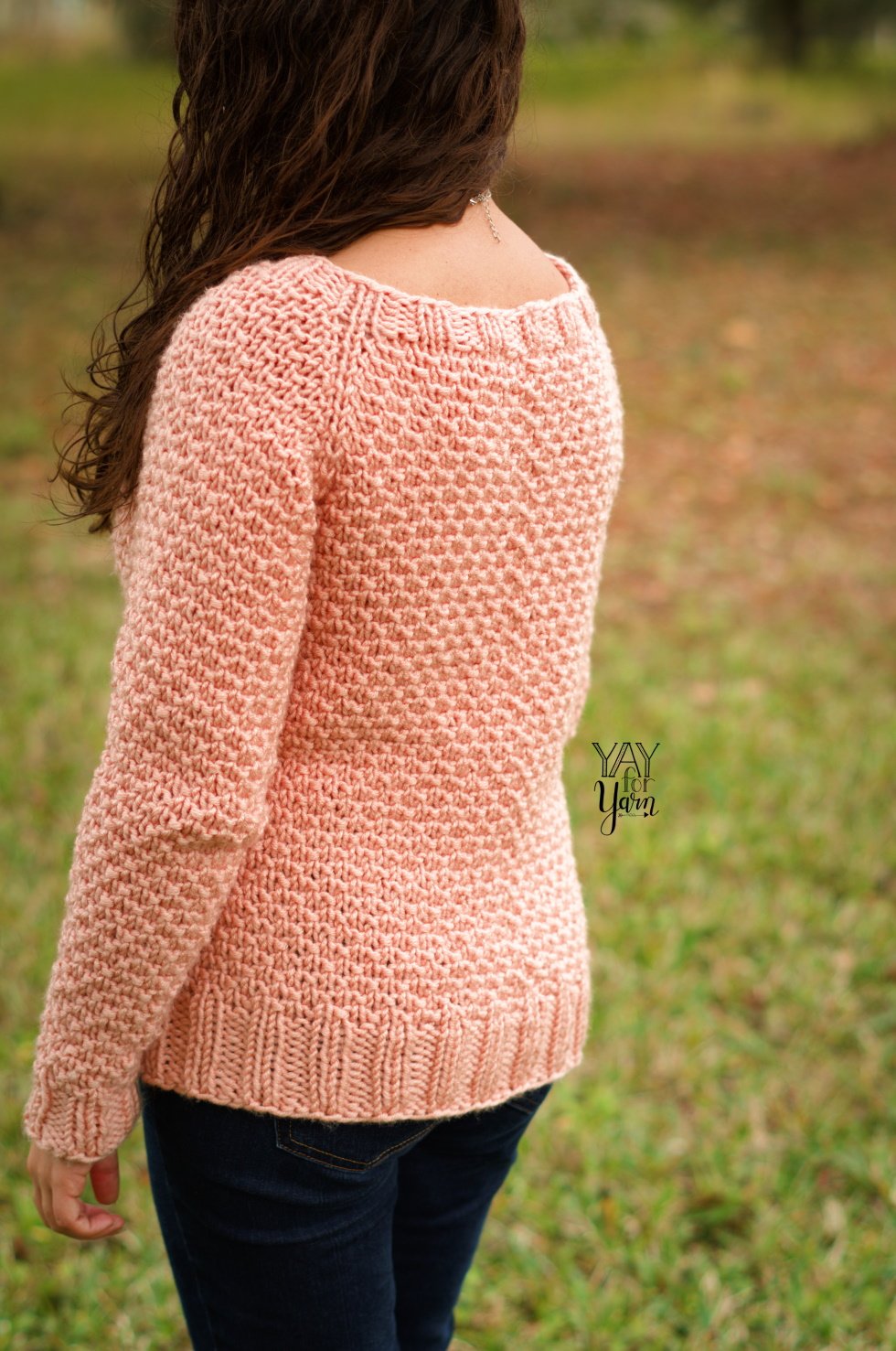 Dotty Pullover - Women's Raglan Sweater PDF Knitting Pattern & Video Tutorial product image (6)