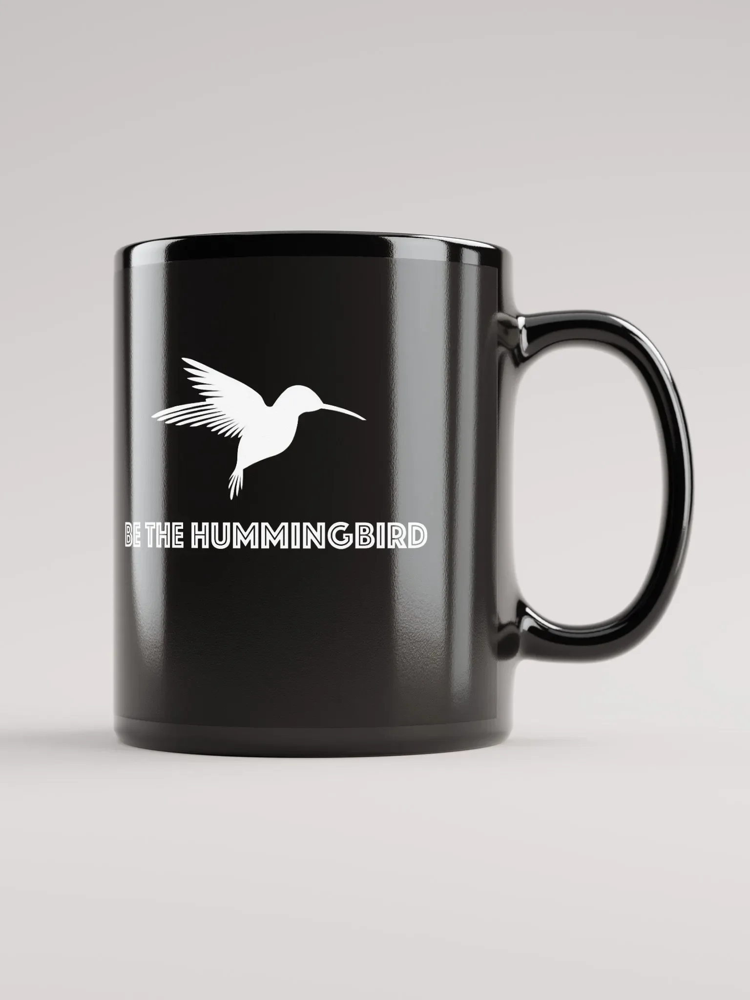 Be the Hummingbird - Lunch Therapy - Black Coffee Mug, 11oz product image (1)