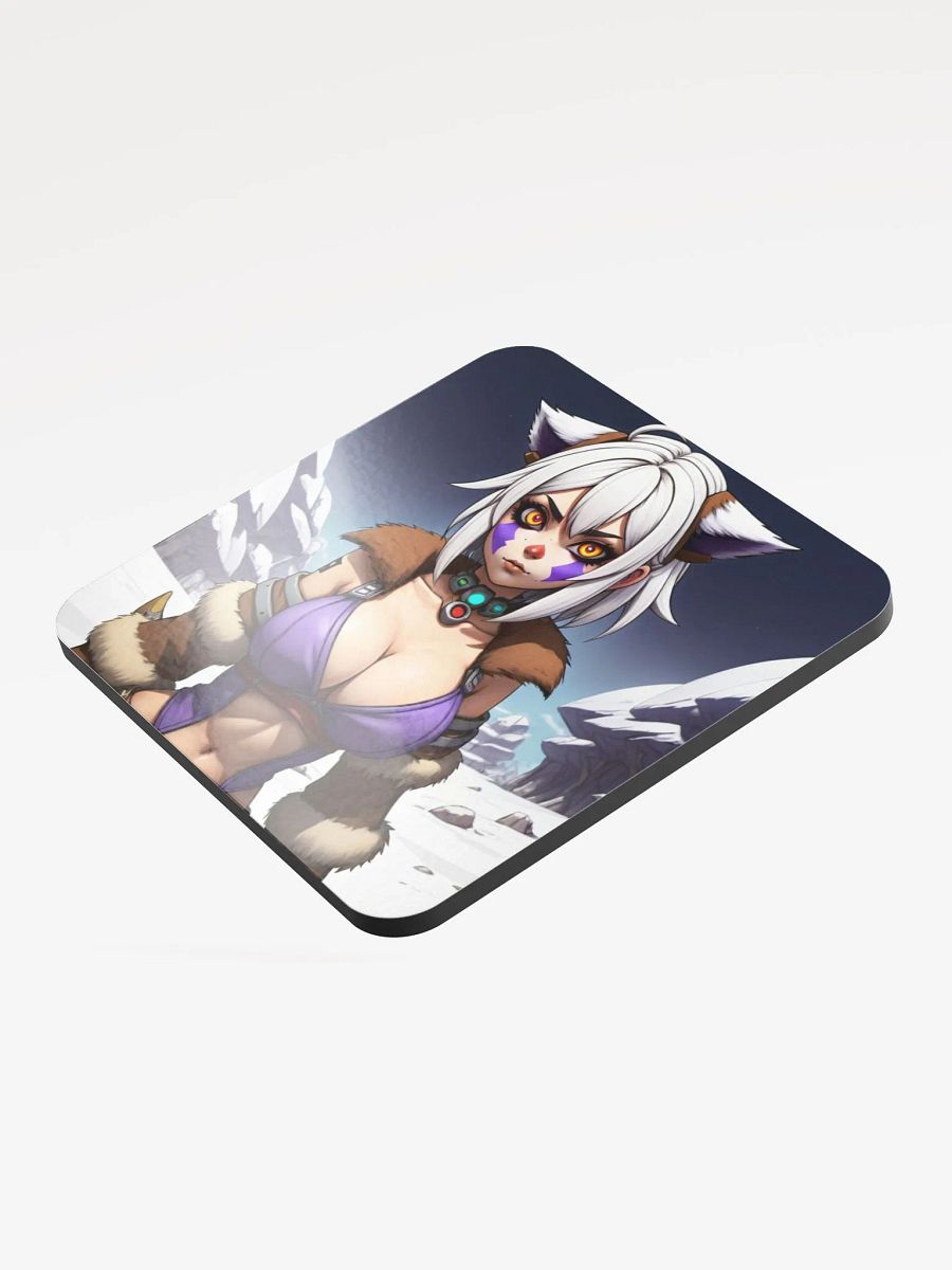 Fox Spirit Glossed Cork Coaster product image (3)