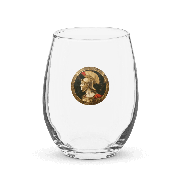 Athena - The Goddess of War and Wisdom Stemless Water / Wine Glass product image (1)