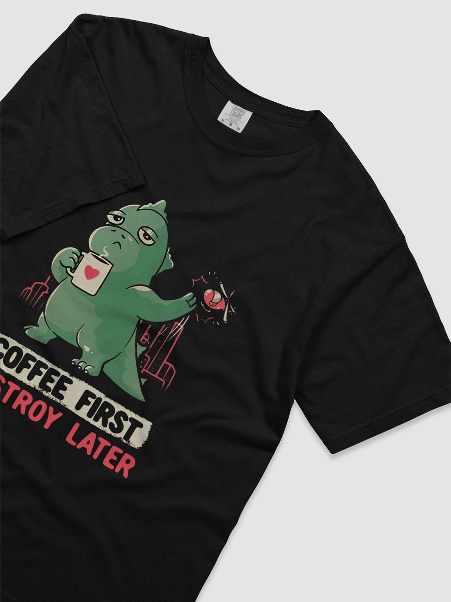 Relaxed Dino Coffee Crusher T-Shirt product image (3)